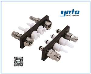 Multi–Mount 多管道面板系列接頭，CPC塑料快速接頭 Multi-Mount Series